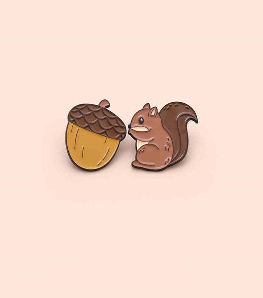 squirrel and pine cones brooches for women cartoon creative enamel lapel pins funny couple badges denim shirt gift bag accessories4358347, Gray
squirrel and pine cones brooches for women cartoon creative enamel lapel pins funny couple badges denim shirt gift bag accessories4358347, Gray