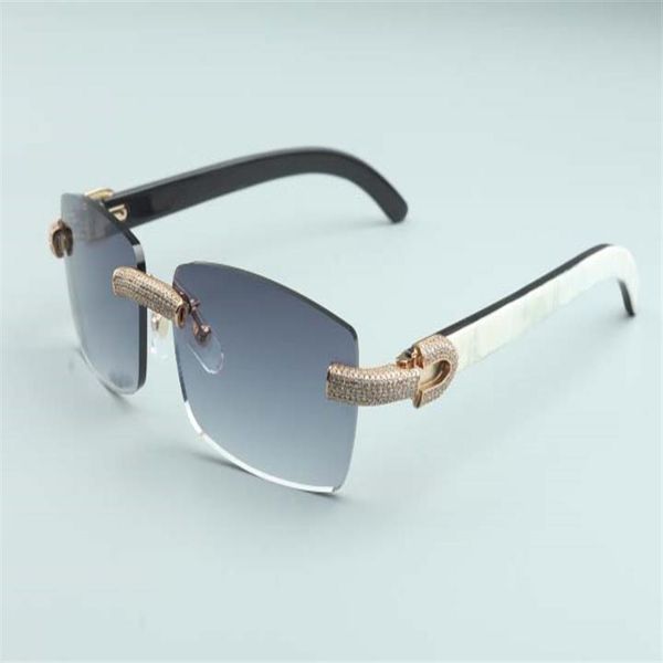 2020 new men and women same sunglasses full diamond glasses t3524012-27 luxury borderless natural mixed horn diamond frame293l, White;black
2020 new men and women same sunglasses full diamond glasses t3524012-27 luxury borderless natural mixed horn diamond frame293l, White;black