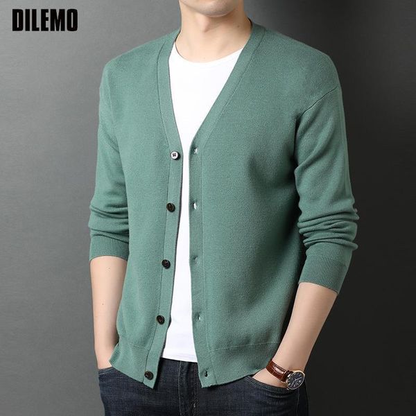 men's sweaters grade wool 5 brand designer fashion knit korean style cardigan men sweater solid casual coats jacket mens clothes 230822, White;black
men's sweaters grade wool 5 brand designer fashion knit korean style cardigan men sweater solid casual coats jacket mens clothes 230822, White;black