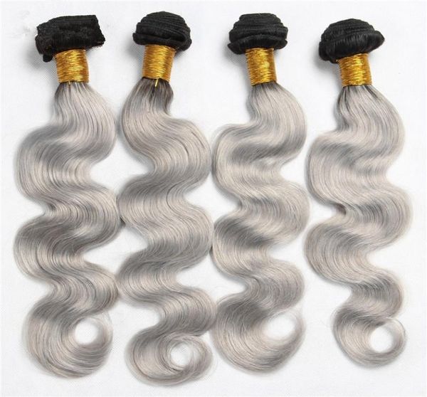 silver grey ombre indian body wave hair extensions 1b grey two tone ombre hair bundles 4pcs lot body wave hair weave8135273, Black
silver grey ombre indian body wave hair extensions 1b grey two tone ombre hair bundles 4pcs lot body wave hair weave8135273, Black