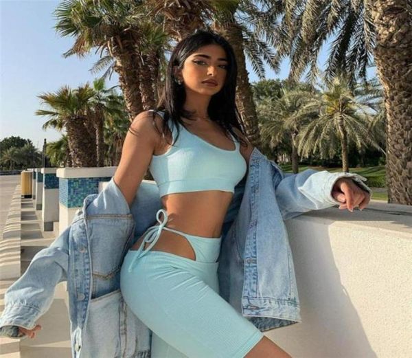casual sportswear tracksuits tank and bandage biker shorts sets women 2021 summer active workout solid athleisure two piece ou4220975, Gray
casual sportswear tracksuits tank and bandage biker shorts sets women 2021 summer active workout solid athleisure two piece ou4220975, Gray