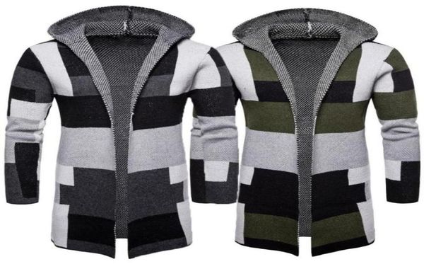 men039s jackets men fashion hooded knit cardigan sweater coat long sleeve color blocks overcoat for3854060, Black;brown
men039s jackets men fashion hooded knit cardigan sweater coat long sleeve color blocks overcoat for3854060, Black;brown