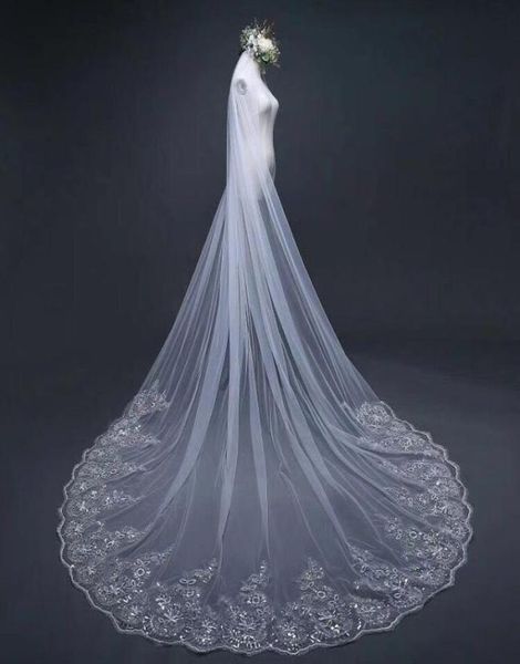 new 1 layer whiteivory lace edge bridal veil 3 meters with sequins cathedral long bridal wedding veil wedding accessories3760530, Black
new 1 layer whiteivory lace edge bridal veil 3 meters with sequins cathedral long bridal wedding veil wedding accessories3760530, Black