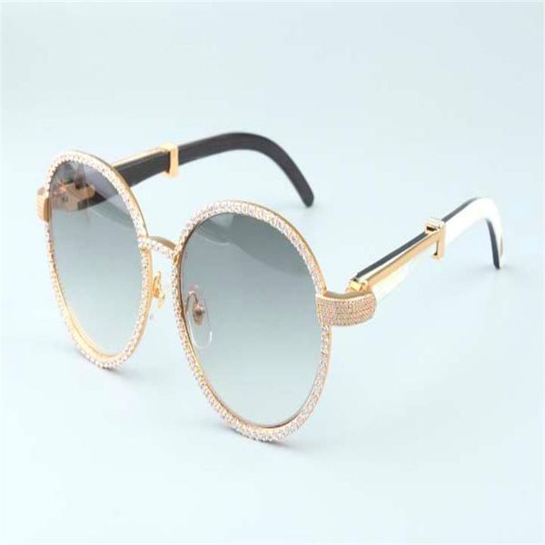 19 years new luxury round frame diamond sunglasses t19900692 retro fashion golden hat natural mixed horns mirror legs decoration280w, White;black
19 years new luxury round frame diamond sunglasses t19900692 retro fashion golden hat natural mixed horns mirror legs decoration280w, White;black