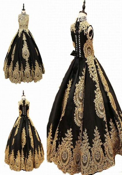 high collar golden appliques girls pageant dresses black tulle flower girl dress for wedding girl039s floor length child party 3023417, White;red
high collar golden appliques girls pageant dresses black tulle flower girl dress for wedding girl039s floor length child party 3023417, White;red
