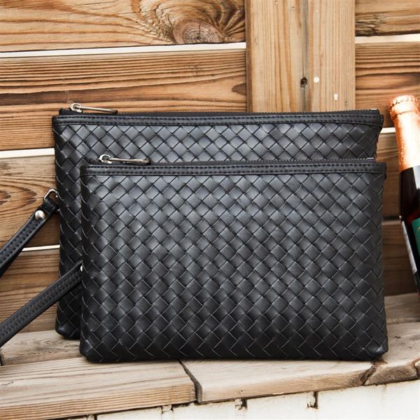 brand leather men's clutch bag luxury woven leather bag fashion design simple envelope bag large capacity briefcase288h
brand leather men's clutch bag luxury woven leather bag fashion design simple envelope bag large capacity briefcase288h