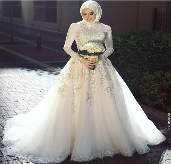 most popular saudi arabic muslim wedding dresses turkish high neck long sleeves lace appliques bridal gowns without hijab hochzeit6422885, White
most popular saudi arabic muslim wedding dresses turkish high neck long sleeves lace appliques bridal gowns without hijab hochzeit6422885, White