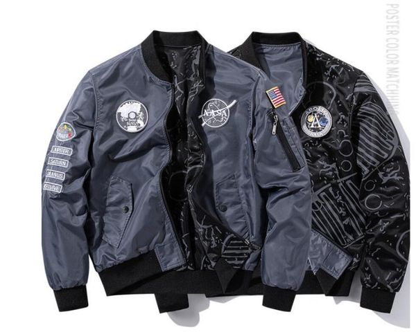european and american new doublesided men039s leisure sports jacket coat autumn winter air force flight suit youth fashion lar2128298, Black;brown
european and american new doublesided men039s leisure sports jacket coat autumn winter air force flight suit youth fashion lar2128298, Black;brown