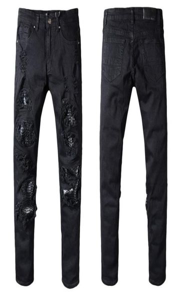 new italy style 554 men039s distressed destroyed pants snake skin patches black skinny biker jeans slim trousers size 29403380362, Blue
new italy style 554 men039s distressed destroyed pants snake skin patches black skinny biker jeans slim trousers size 29403380362, Blue