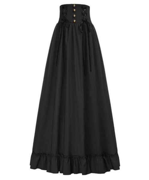 skirts steampunk women renaissance skirt smocked back high waist slim retro ruffled hem flared aline swing skater long3657650, Black
skirts steampunk women renaissance skirt smocked back high waist slim retro ruffled hem flared aline swing skater long3657650, Black