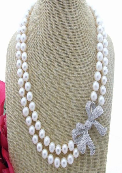 hand knotted 4750cm 89mm white freshwater pearl necklace micro inlay zircon bowknot accessories4747698, Silver
hand knotted 4750cm 89mm white freshwater pearl necklace micro inlay zircon bowknot accessories4747698, Silver