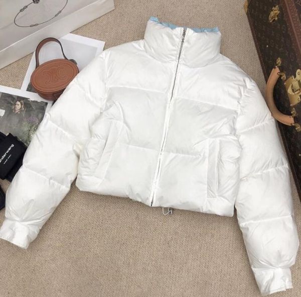 luxury designer women's jackets metal triangle ladies down cotton coats standing collar thickened hooded cotton jackets windproof warm, Black;brown
luxury designer women's jackets metal triangle ladies down cotton coats standing collar thickened hooded cotton jackets windproof warm, Black;brown