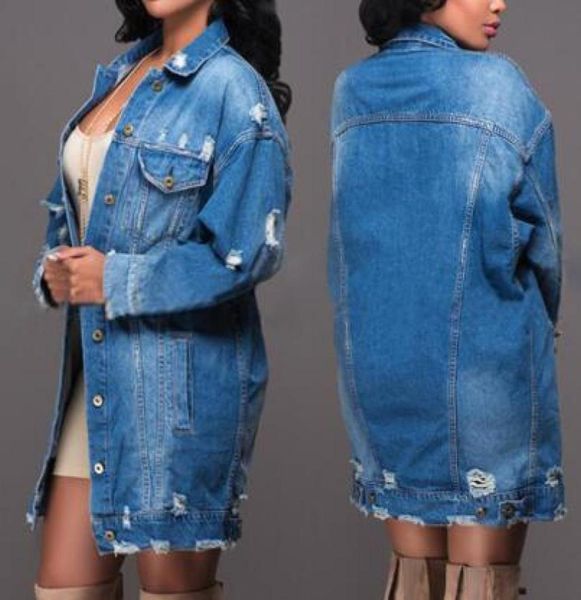 women denim jeans jackets hole boyfriend style jean jacket long sleeve coat outerwear loose female casual classic denim coats8679123, Black;brown
women denim jeans jackets hole boyfriend style jean jacket long sleeve coat outerwear loose female casual classic denim coats8679123, Black;brown