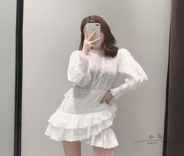 2022 new design women039s oneck white color lantern long sleeve slim waist hollow out embroidery mermaid dress layered ruffles4398558, Black
2022 new design women039s oneck white color lantern long sleeve slim waist hollow out embroidery mermaid dress layered ruffles4398558, Black