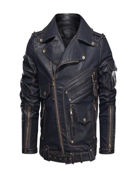 mens leather biker jacket man fashion motorcycle pu outerwear race coats cool zipper pockets size 5xl men039s jackets8014909, Black;brown
mens leather biker jacket man fashion motorcycle pu outerwear race coats cool zipper pockets size 5xl men039s jackets8014909, Black;brown