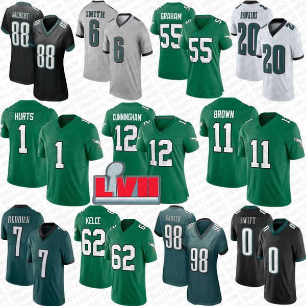 jason kelce jalen hurts football jersey brown devonta smith d'andre swift brian dawkins haason reddick nolan jalen carter michael vick, Black;red
jason kelce jalen hurts football jersey brown devonta smith d'andre swift brian dawkins haason reddick nolan jalen carter michael vick, Black;red