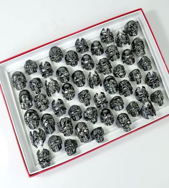 mixed style mixed size gothic skull rings big size metal punk style rock men and women jewelry accessories biker gifts 0019624441, Silver
mixed style mixed size gothic skull rings big size metal punk style rock men and women jewelry accessories biker gifts 0019624441, Silver