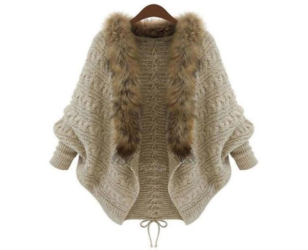 summer cardigan sweater women poncho fur collar batwing sleeve oversized sweaters long sueter mujer plus size9176523, Black
summer cardigan sweater women poncho fur collar batwing sleeve oversized sweaters long sueter mujer plus size9176523, Black
