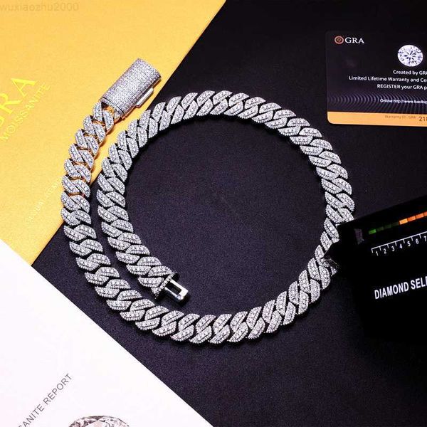 14mm silver 925 cuban link chain iced out vvs moissanite diamond rhombus chain necklace men hiphop necklace 2023
14mm silver 925 cuban link chain iced out vvs moissanite diamond rhombus chain necklace men hiphop necklace 2023