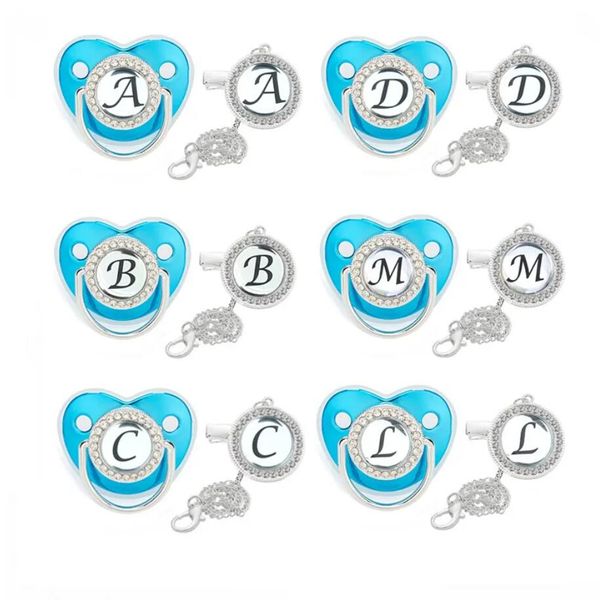 luxury blue pacifier chain clips with lid name initial letter silicone nipple holder personalized pacifiers newborn baby shower
luxury blue pacifier chain clips with lid name initial letter silicone nipple holder personalized pacifiers newborn baby shower