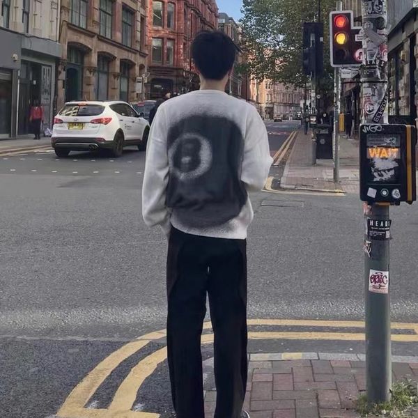 men s hoodies sweatshirts 23 west winter inkjet black eight sweater 8 o neck pullover sweaters 230821
men s hoodies sweatshirts 23 west winter inkjet black eight sweater 8 o neck pullover sweaters 230821