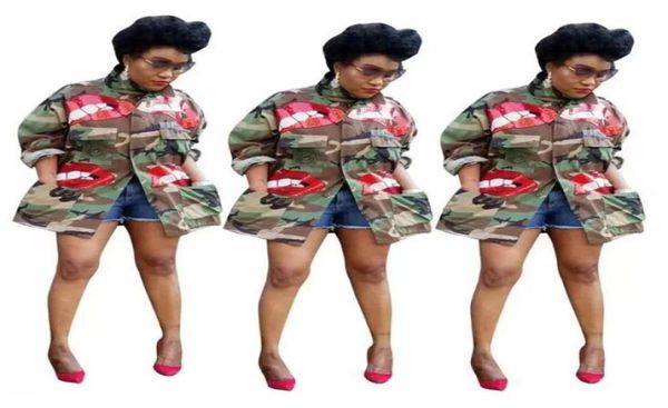 woman jacket women spring autumn new lips jacket lapel retro tannin wind cotton loose camouflage fashion coat8710371, Black;brown
woman jacket women spring autumn new lips jacket lapel retro tannin wind cotton loose camouflage fashion coat8710371, Black;brown