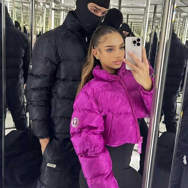 street trapstar men's feather down winter coats casual thicken irongate t jacquard puffer jacket outdoor hiking, Black;brown
street trapstar men's feather down winter coats casual thicken irongate t jacquard puffer jacket outdoor hiking, Black;brown