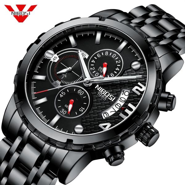nibosi quartz watch men waterproof stainless steel timing luminous calendar mens watches brand luxury relogio masculino337s, Slivery;brown
nibosi quartz watch men waterproof stainless steel timing luminous calendar mens watches brand luxury relogio masculino337s, Slivery;brown