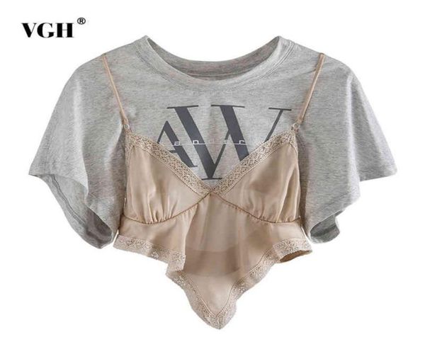 vgh elegant patchwork t shirt women o neck short sleeve asymmetrical hit color print lace up irregular hem tshirts female tide y09922922, White
vgh elegant patchwork t shirt women o neck short sleeve asymmetrical hit color print lace up irregular hem tshirts female tide y09922922, White