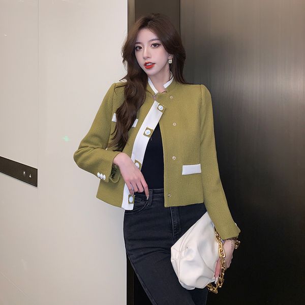 women's jackets high street fragrance short coats fall korean fashion casual slim jacket women sweet outerwear jaqueta casaco 230821, Black;brown
women's jackets high street fragrance short coats fall korean fashion casual slim jacket women sweet outerwear jaqueta casaco 230821, Black;brown