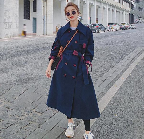 women039s trench coats coat female highend contrast color women windbreaker long spring autumn casual loose temperament navy j4087189, Tan;black
women039s trench coats coat female highend contrast color women windbreaker long spring autumn casual loose temperament navy j4087189, Tan;black