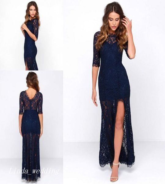 gorgeous navy blue long prom dress lace side slit elegant special occasion dress evening party dress women wear7768549, Black
gorgeous navy blue long prom dress lace side slit elegant special occasion dress evening party dress women wear7768549, Black