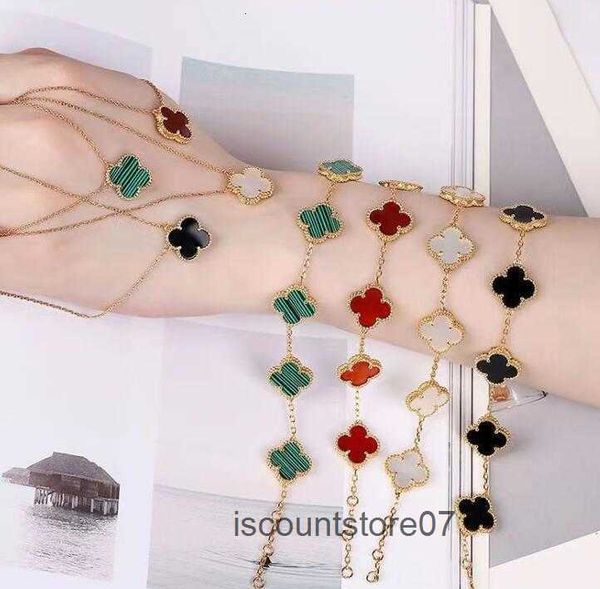 classic fashion pendant necklaces women 18k gold plated 4/four leaf clover locket necklace choker chains designer jewelry girls gift, Silver
classic fashion pendant necklaces women 18k gold plated 4/four leaf clover locket necklace choker chains designer jewelry girls gift, Silver