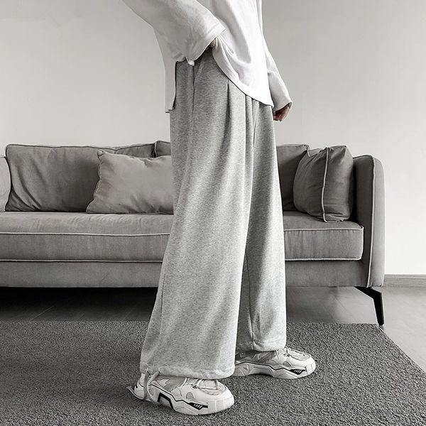 men's pants sweatpants men drawstring full length wide leg trousers straight autumn male pants korean style baggy chic all-match haraju, Black
men's pants sweatpants men drawstring full length wide leg trousers straight autumn male pants korean style baggy chic all-match haraju, Black