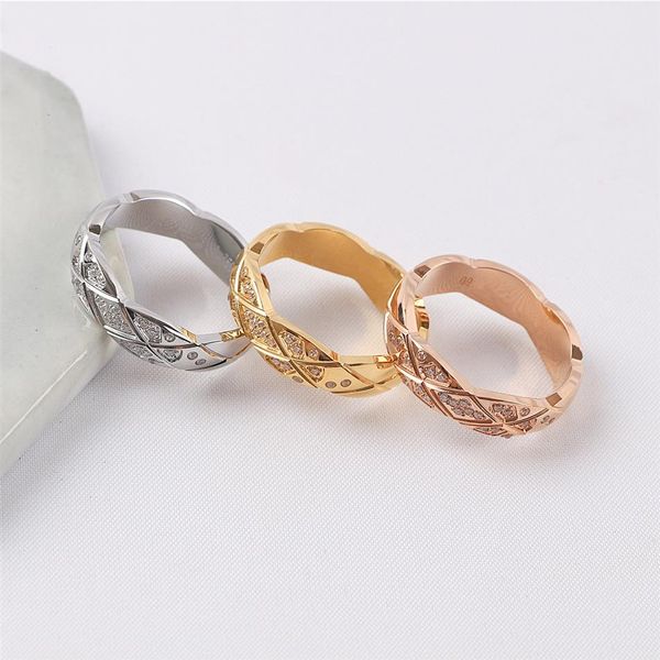 high band polished ring diamond check classic design women lover rings multicolor stainless steel couple rings fashion jewelry who258l, Silver
high band polished ring diamond check classic design women lover rings multicolor stainless steel couple rings fashion jewelry who258l, Silver
