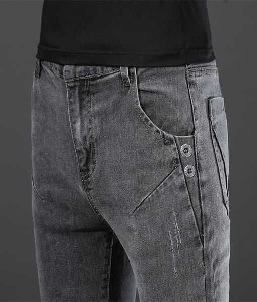 new men streetwear vintage gray slim fit jeans trousers male simple style cotton casual straight denim pants cx2007278711154, Blue
new men streetwear vintage gray slim fit jeans trousers male simple style cotton casual straight denim pants cx2007278711154, Blue