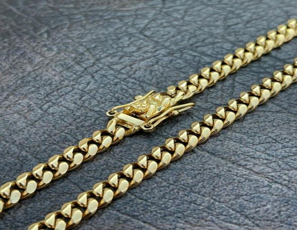 6mm mens cuban miami link chain box lock real 14k gold plated stainless steel 280394465791, Silver
6mm mens cuban miami link chain box lock real 14k gold plated stainless steel 280394465791, Silver