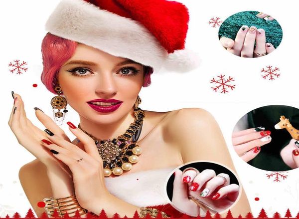 12 sheet christmas collection nail arts nail sticker waterproof nail decal manicure patch makeup tools6362045, Black
12 sheet christmas collection nail arts nail sticker waterproof nail decal manicure patch makeup tools6362045, Black