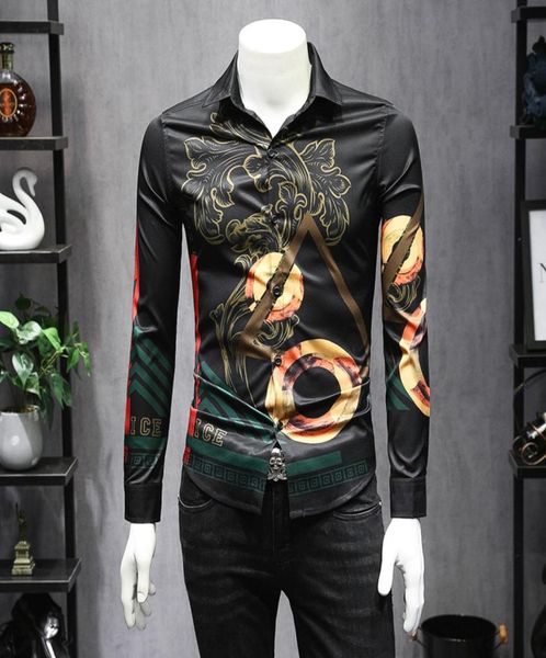 2019 summer new shortsleeved shirt men039s fashion fashion slim printing youth casual wild flower shirt84619412220498, White;black
2019 summer new shortsleeved shirt men039s fashion fashion slim printing youth casual wild flower shirt84619412220498, White;black