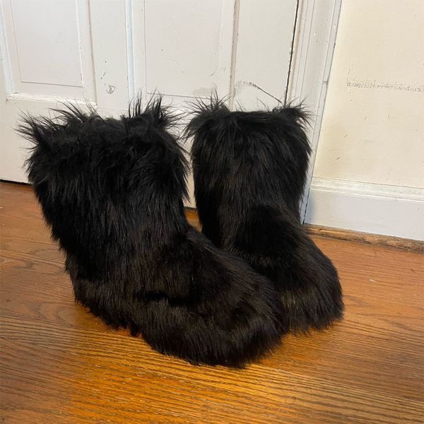 boots fashion fur woman snow boots rainbow multicolor lady winter boots warm boots women boots shoes bottes de neige femmes 230821, Black
boots fashion fur woman snow boots rainbow multicolor lady winter boots warm boots women boots shoes bottes de neige femmes 230821, Black