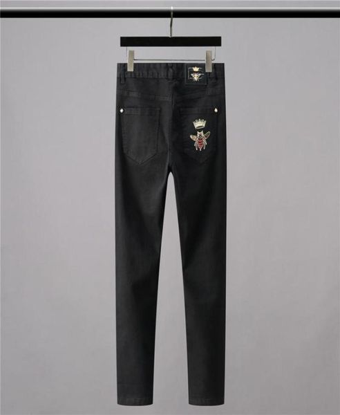 men039s jeans high 2021 classical vintage morden luxurious embroidered bee crown cotton denim pants comfort casual 2838 n4041713254, Blue
men039s jeans high 2021 classical vintage morden luxurious embroidered bee crown cotton denim pants comfort casual 2838 n4041713254, Blue