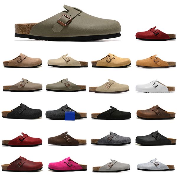 fashion fallow autumn winter indoor outdoor men women boston clog leather slide sandals metal buckle gray black white dark red real leather
fashion fallow autumn winter indoor outdoor men women boston clog leather slide sandals metal buckle gray black white dark red real leather