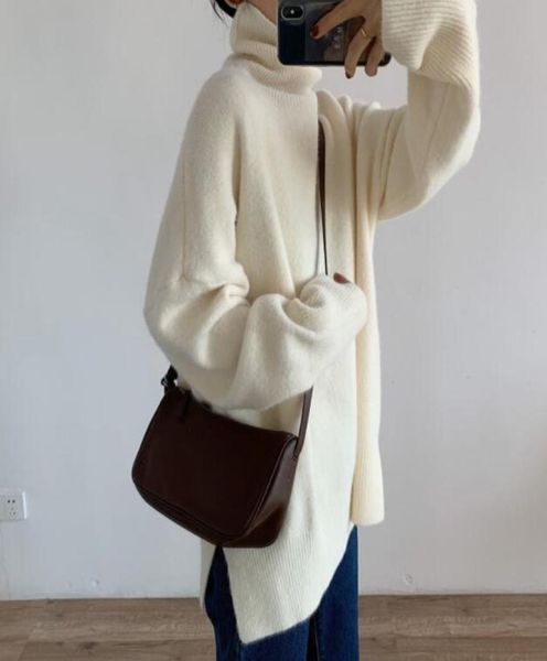 soft waxy turtleneck sweater for women in autumn and winter wear with 2022 new korean version loose and simple versatile knitwear 1787701, White;black
soft waxy turtleneck sweater for women in autumn and winter wear with 2022 new korean version loose and simple versatile knitwear 1787701, White;black