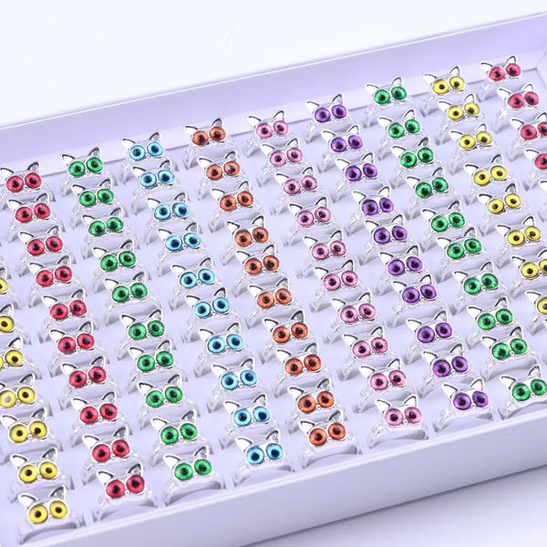 36pcs/lot fashion vintage multicolour eyes owl opening ring for men women gothic retro silver colored finger jewelry party gifts
36pcs/lot fashion vintage multicolour eyes owl opening ring for men women gothic retro silver colored finger jewelry party gifts
