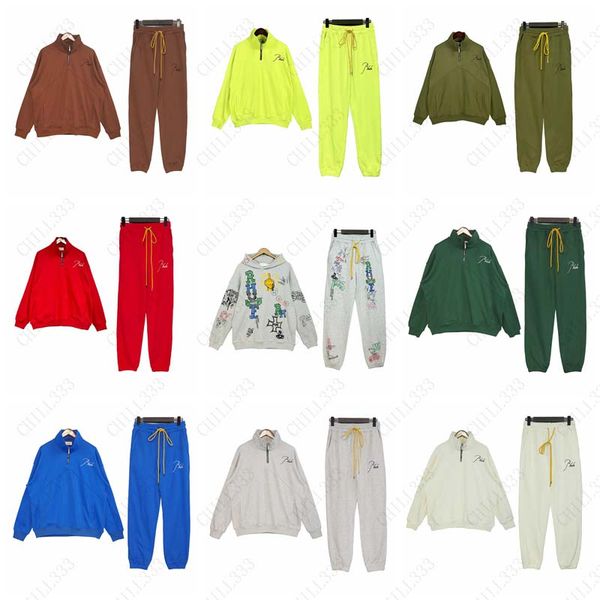 rhude hoodie tracksuit hoodie and sweatpants set streetwear trousers sports casual tracksuits hooded sweatshirts sportswear suits jogger pan, Gray
rhude hoodie tracksuit hoodie and sweatpants set streetwear trousers sports casual tracksuits hooded sweatshirts sportswear suits jogger pan, Gray
