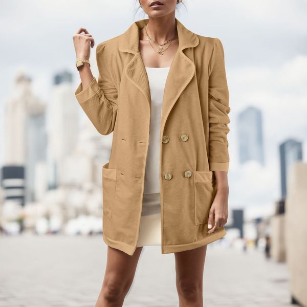 womens suits blazers ladies button long sleeve cardigan jacket women lapel knitted blazer suit fall elegant fashion lady gentle coat 230821, White;black
womens suits blazers ladies button long sleeve cardigan jacket women lapel knitted blazer suit fall elegant fashion lady gentle coat 230821, White;black