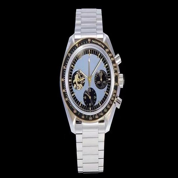 42mm mechanical chronograph limited edition men watch wristwatch bracelet manual hand winding chrono movement quality waterpr289h, Slivery;brown
42mm mechanical chronograph limited edition men watch wristwatch bracelet manual hand winding chrono movement quality waterpr289h, Slivery;brown