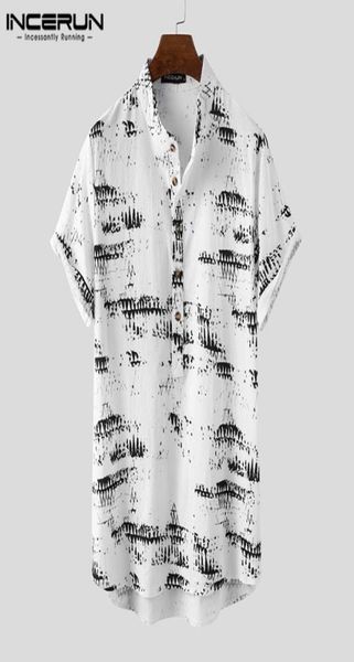 men039s casual shirts incerun summer cotton shirt men printed 2021 short sleeve streetwear stand collar camisa masculina breath6613638, White;black
men039s casual shirts incerun summer cotton shirt men printed 2021 short sleeve streetwear stand collar camisa masculina breath6613638, White;black