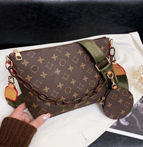 luxury desinger female bag 2 pcs/set retro printed chain messenger bag suit embroidered shoulder strap detachable coin purse shoulder messen
luxury desinger female bag 2 pcs/set retro printed chain messenger bag suit embroidered shoulder strap detachable coin purse shoulder messen