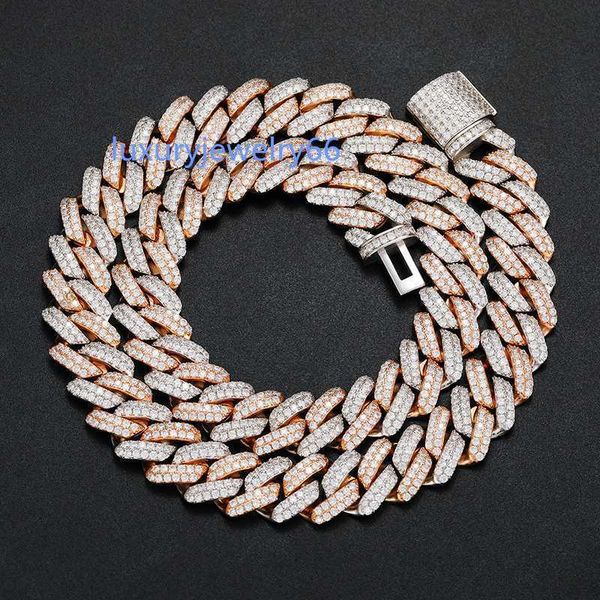 14mm luxury 18k gold jewelry plated diamond iced out miami cuban link chain for men women necklace, Silver
14mm luxury 18k gold jewelry plated diamond iced out miami cuban link chain for men women necklace, Silver